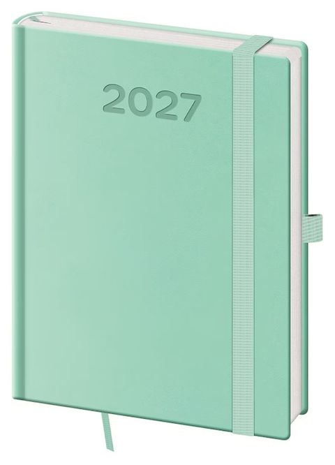 Obrázek produktu: Diář 2027 denní B6 Print Pop - světle zelená