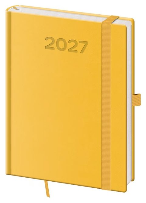 Obrázek produktu: Diář 2027 denní B6 Print Pop - žlutá