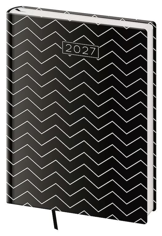 Diář 2027 denní B6 Vario Lyra - Edgy