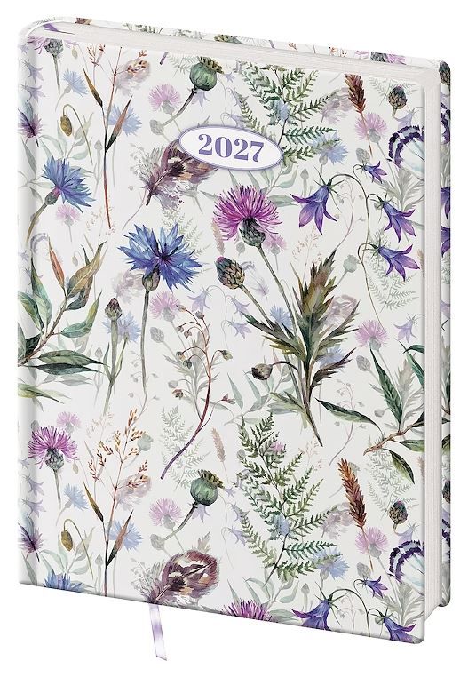 Diář 2027 denní B6 Vario Lyra - Meadow