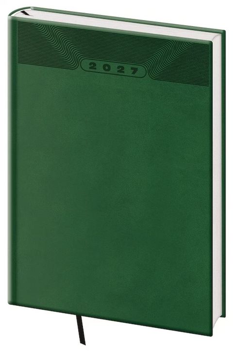 Obrázek produktu: Diář 2027 týdenní A5 Print Classic - zelená