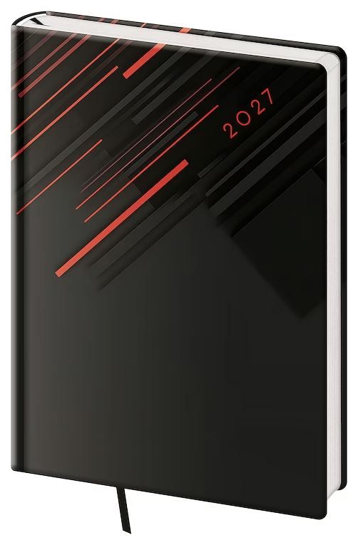 Diář 2027 týdenní A5 Vario - 1 RED LINES