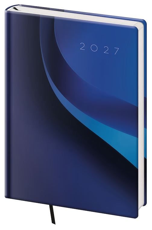 Diář 2027 týdenní A5 Vario - 2 BLUE WAVE