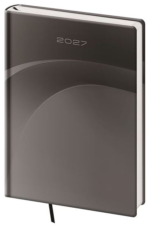 Obrázek produktu: Diář 2027 týdenní A5 Vario - 3 GREY WAVE