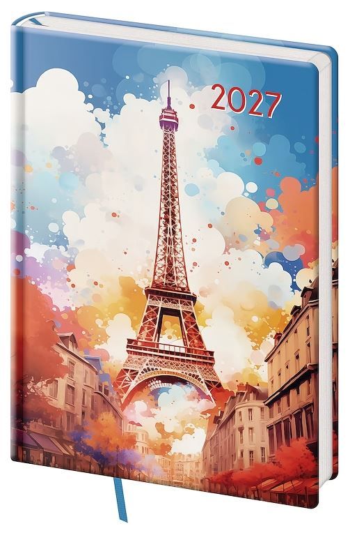 Diář 2027 týdenní A5 Vario Lyra - Paris