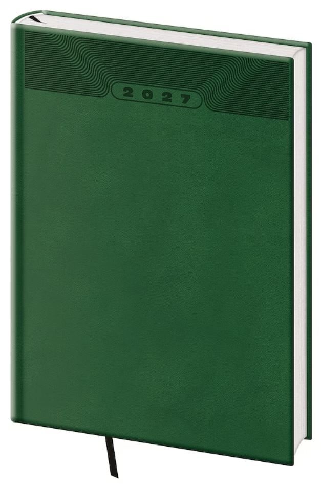 Diář 2027 týdenní B5 Print Classic - zelená