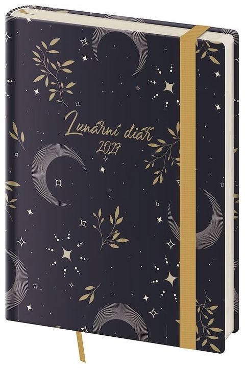 Obrázek produktu: Diář 2027 týdenní B6 lunární Sen s gumičkou