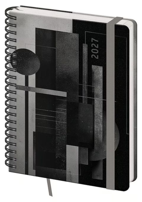 Obrázek produktu: Diář 2027 týdenní B6 Twin - Abstract
