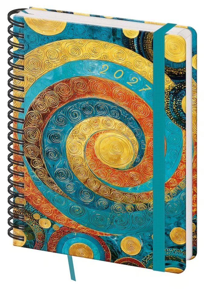 Diář 2027 týdenní B6 Twin - Spiral