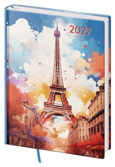 Obrázek produktu: Diář 2027 týdenní B6 Vario Lyra - Paris