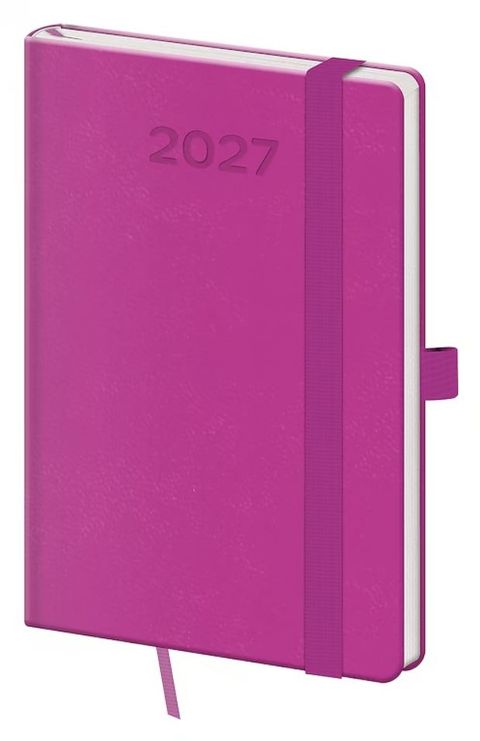 Obrázek produktu: Diář 2027 týdenní kapesní Print Pop - fialová