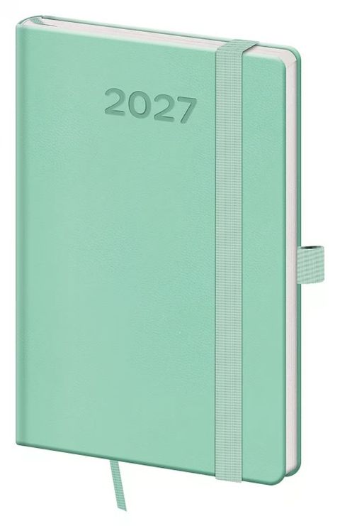 Obrázek produktu: Diář 2027 týdenní kapesní Print Pop - světle zelená