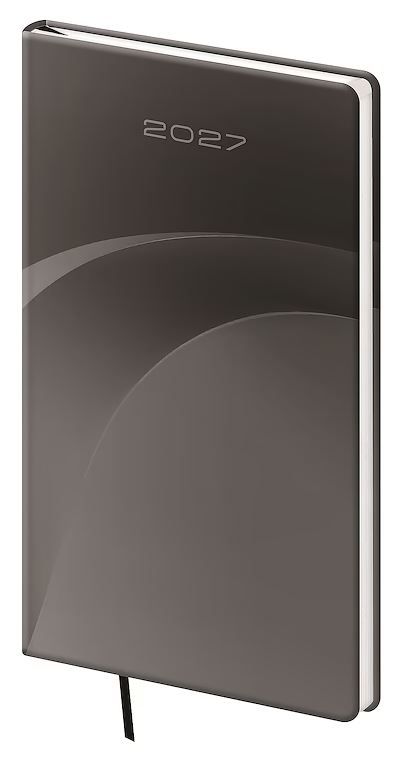 Obrázek produktu: Diář 2027 týdenní kapesní Vario - 3 GREY WAVE
