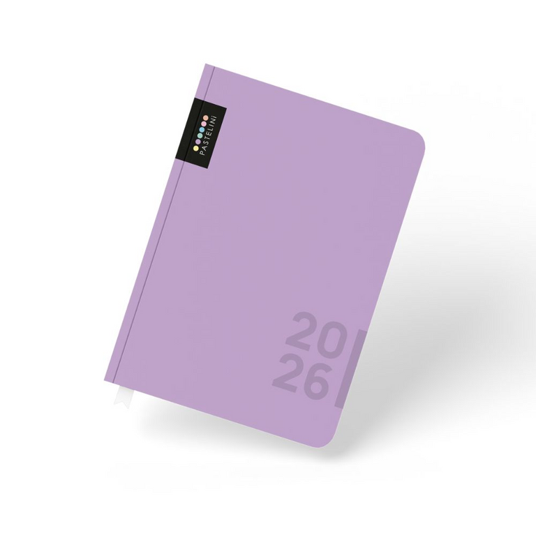Denní diář A5 2026 PASTELINI fialová