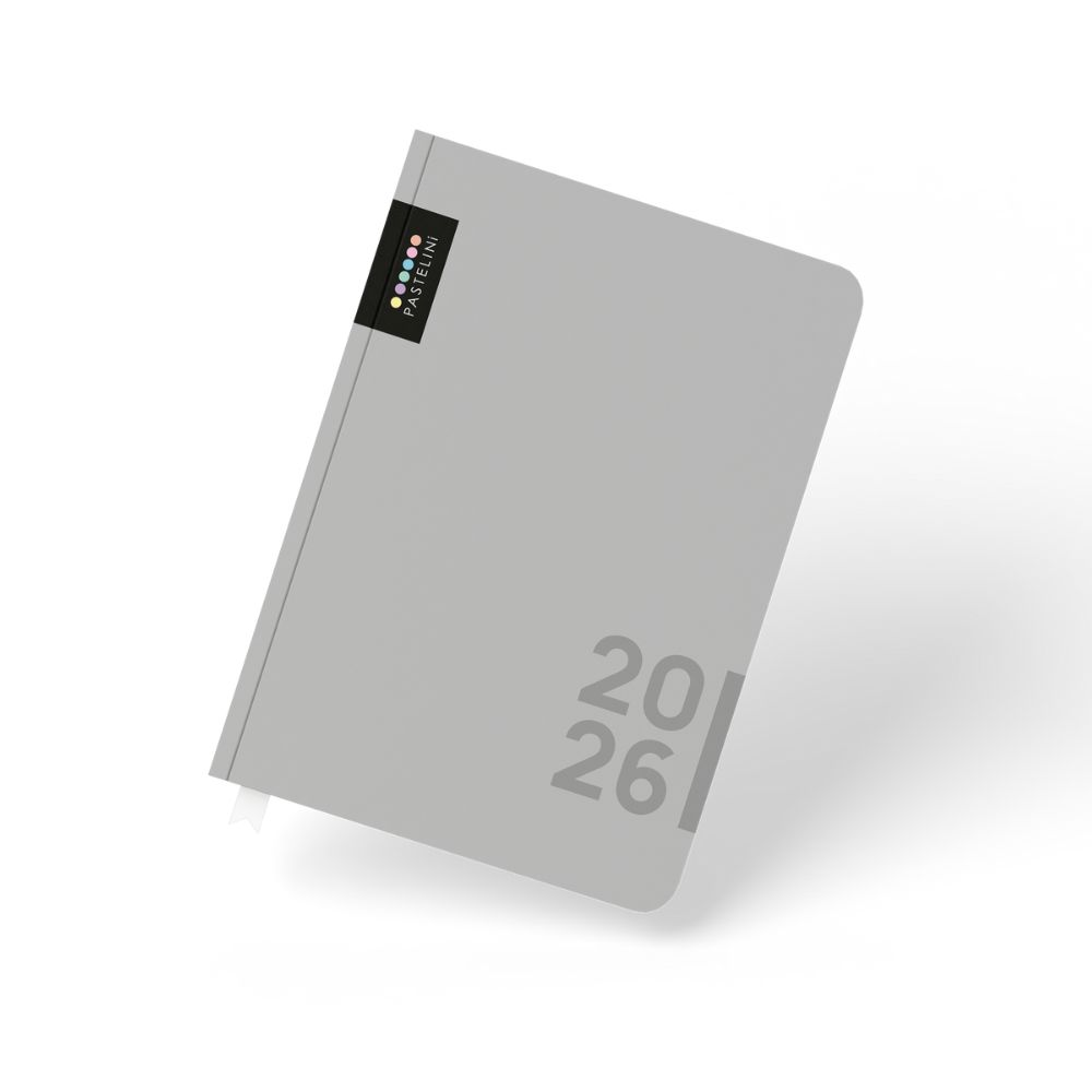 Diář Oxybag A5 denní 2026 - PASTELINI šedá