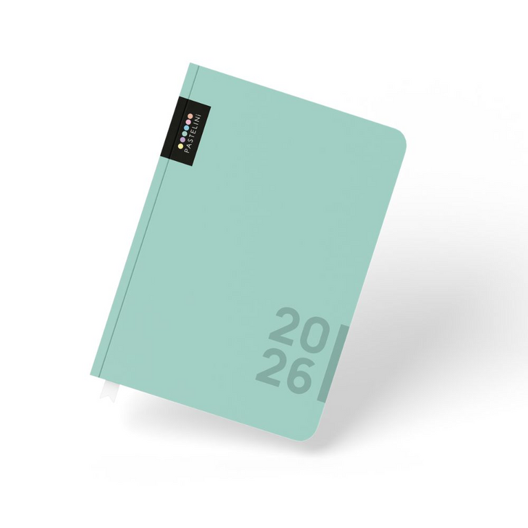 Denní diář A5 2026 Pastelini zelená