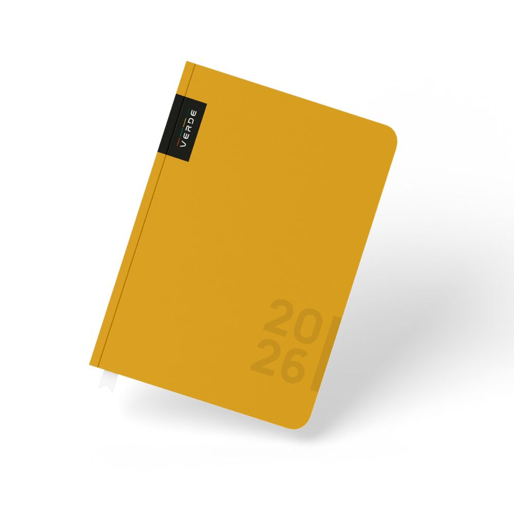 Diář Oxybag A5 denní 2026 - VERDE hořčice