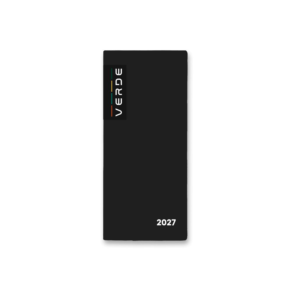 Diář Oxybag PVC kapesní měsíční 2027 - Black