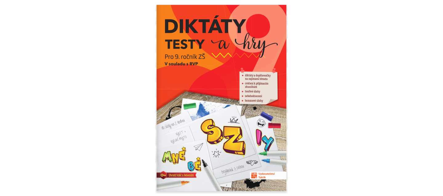 Diktáty, testy a hry pro 9. ročník