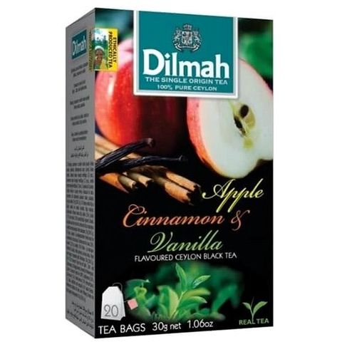 Obrázek produktu: Dilmah černý čaj 20 × 1,5 g - jablko, skořice a vanilka