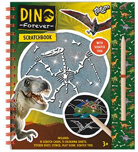 Obrázek produktu: Dino škrabací obrázky
