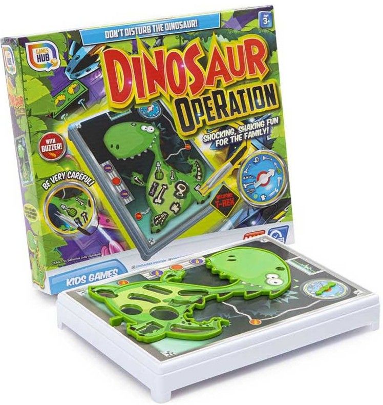 Dinosauří operace - hra na baterie se bzučákem