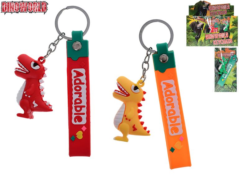 Mikro Dinoworld klíčenka dinosaurus, 3 barvy