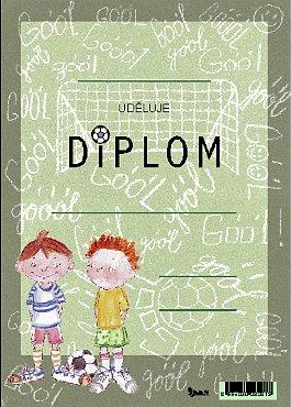 Obrázek produktu: Diplom A5 - Fotbal /Góól/