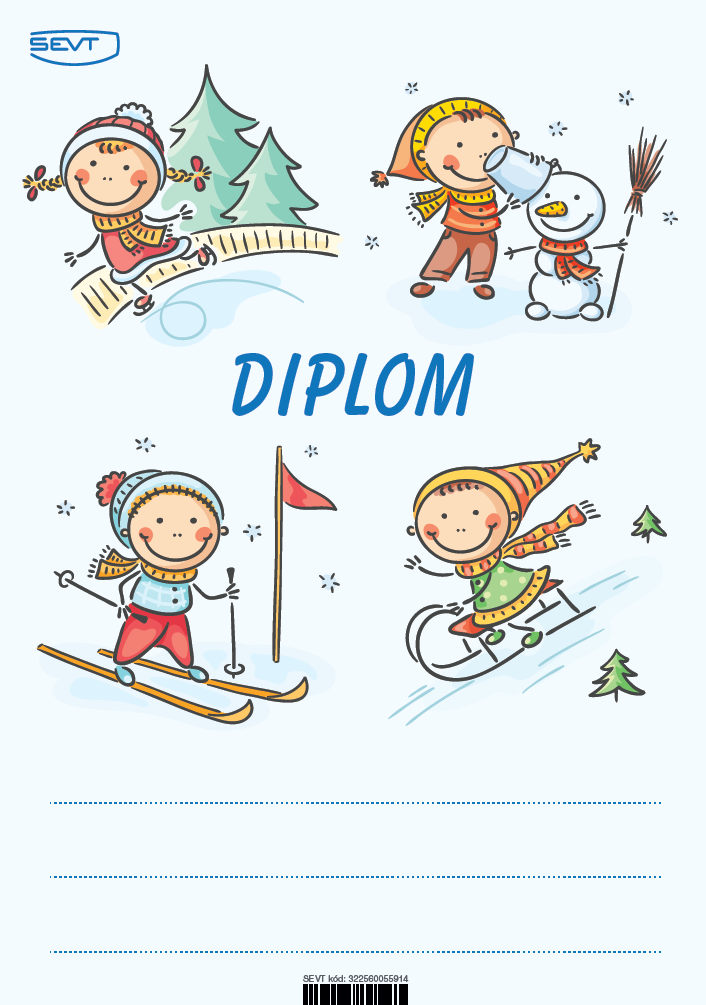 Diplom A5 Zimní aktivity