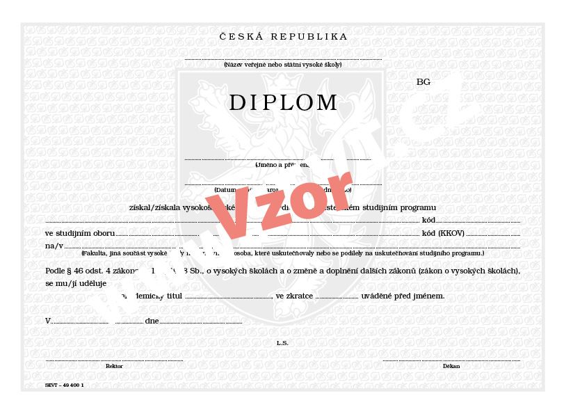 Diplom magisterský