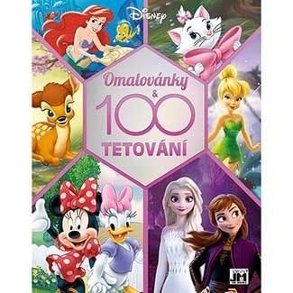 Jiri Models 100 tetování s omalovánkami Disney, holky