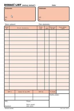 Obrázek produktu: Dodací list A5 NCR (100 l.)