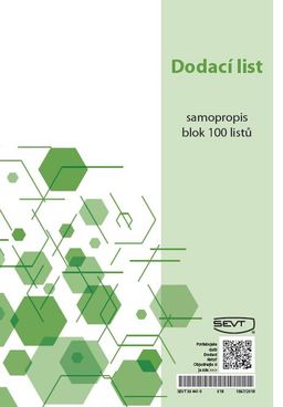 Obrázek produktu: Dodací list samopropis