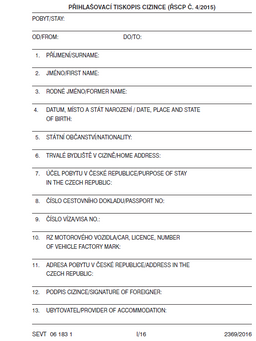 Obrázek produktu: Domovní kniha (kniha ubytovaných) - samopropis