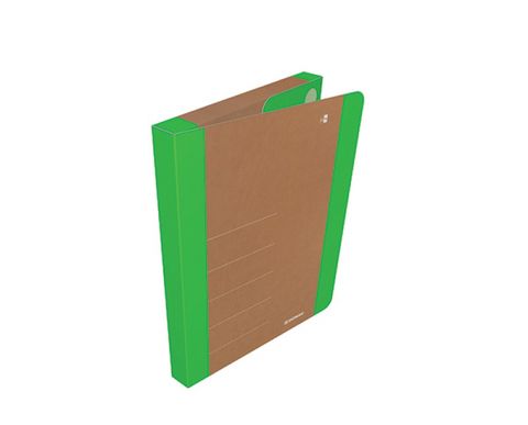 Obrázek produktu: Donau Box na spisy LIFE A4, suchý zip - neonově zelený