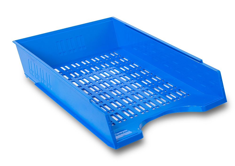 Donau Kancelářský odkladač děrovaný, PS, A4 - modrý