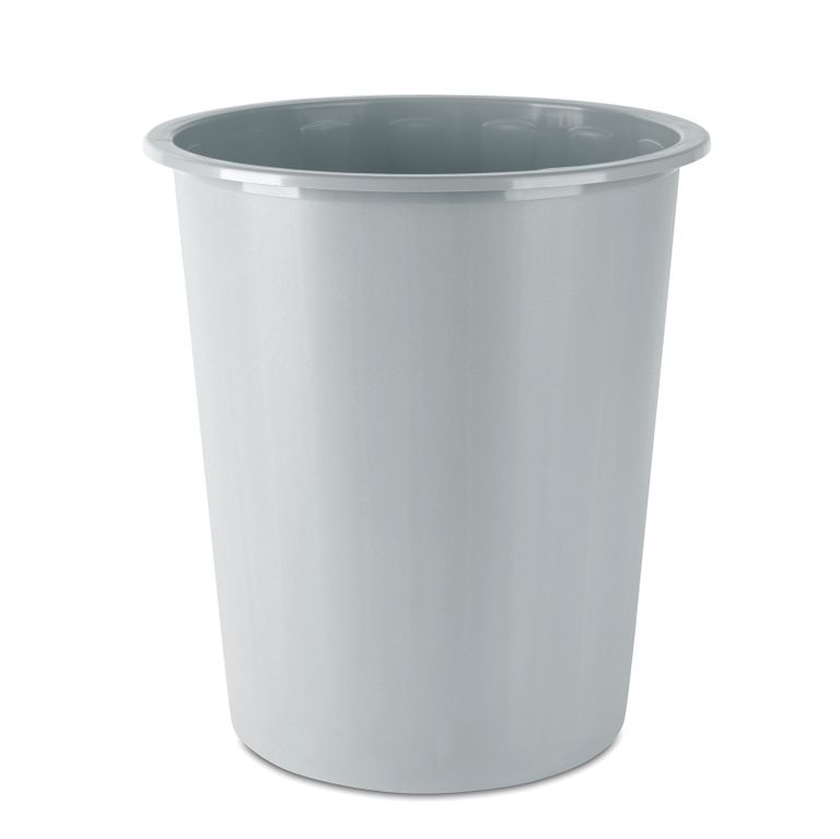 Odpadkový koš Donau - 14 l, plast, šedý