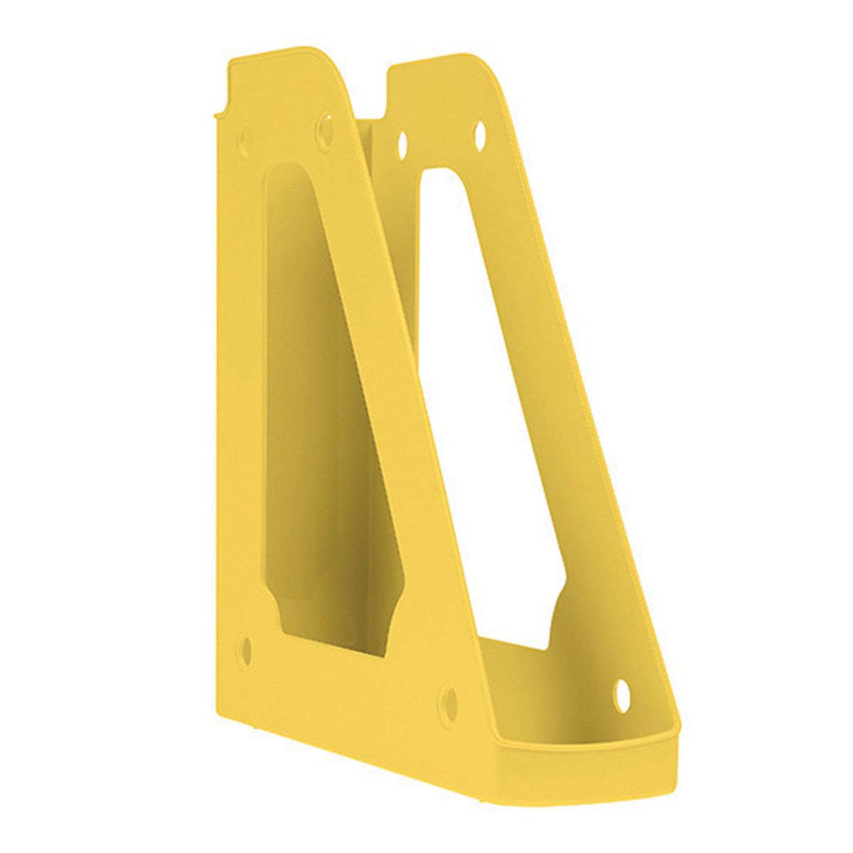 Donau Stojan na časopisy Life A4, 7 cm, PS - pastelově žlutý