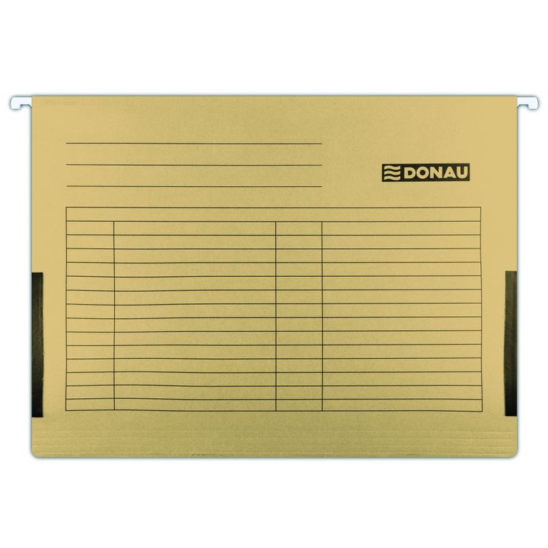 Závěsné desky Donau s bočnicemi - hnědé, 5 ks, 230 g/m2