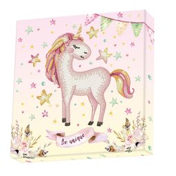 Obrázek produktu: DOTZIES Diamantové malování - Jednorožec