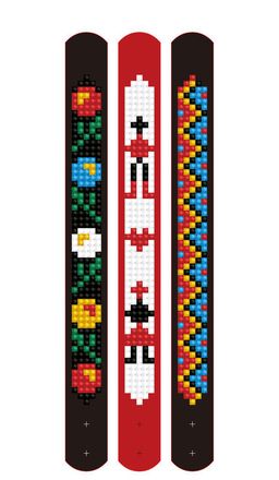 Obrázek produktu: DOTZIES Diamantové malování - Náramky - Etnické vzory