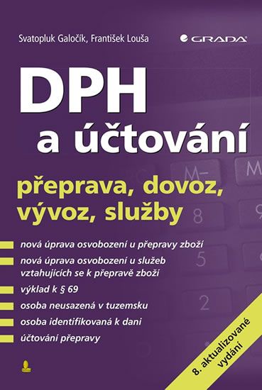 Obrázek produktu: DPH a účtování - přeprava, dovoz, vývoz, služby