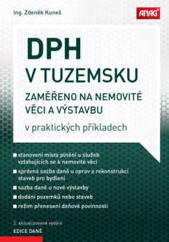 Obrázek produktu: DPH v tuzemsku 2020 – zaměřeno na nemovité věci a výstavbu v praktických příkladech