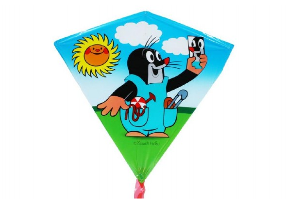 Wiky Drak Krtek na bruslích 68 x 73 cm