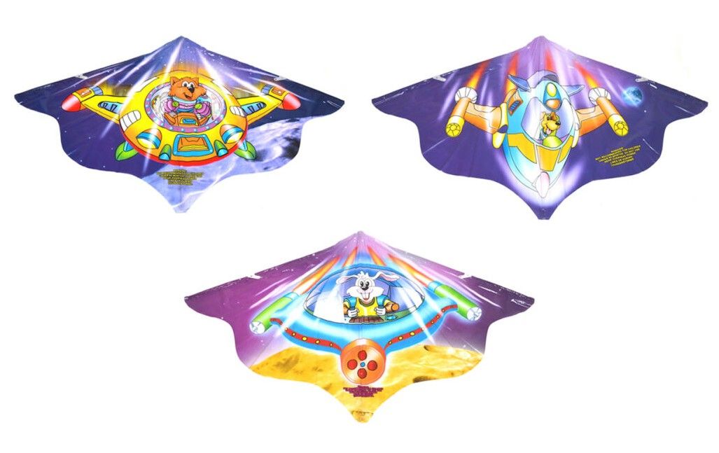 Drak létající plast 110 x 64 cm, mix druhů