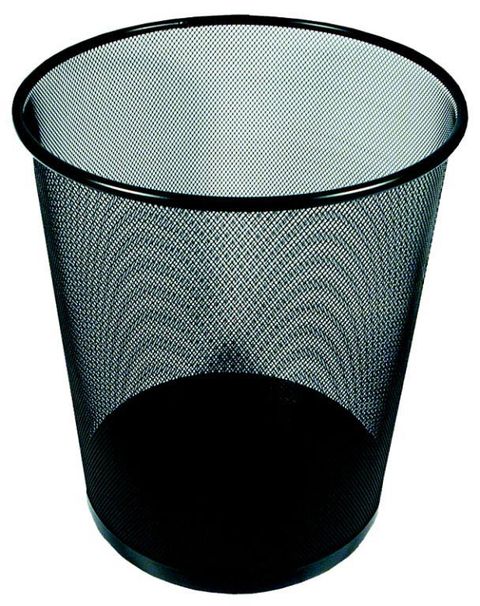Obrázek produktu: Drátěný odpadkový koš 26,5 × 28,5 cm - černý
