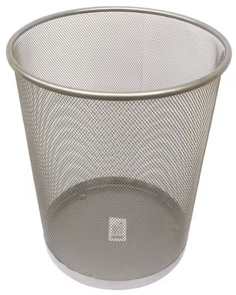 Obrázek produktu: Drátěný odpadkový koš 26,5 × 28,5 cm - stříbrný
