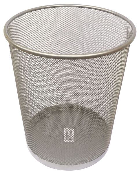 Obrázek produktu: Drátěný odpadkový koš 29,5 × 34,5 cm - stříbrný