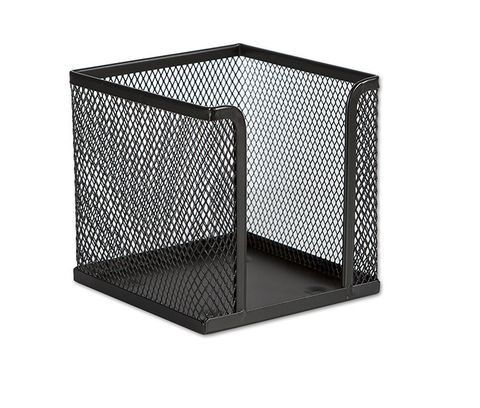 Obrázek produktu: Drátěný zásobník na papírové bločky 10 × 10 cm - černý