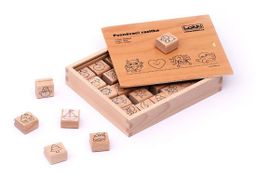 Obrázek produktu: Dřevěná rozlišovací razítka pro mateřské školky - Basic